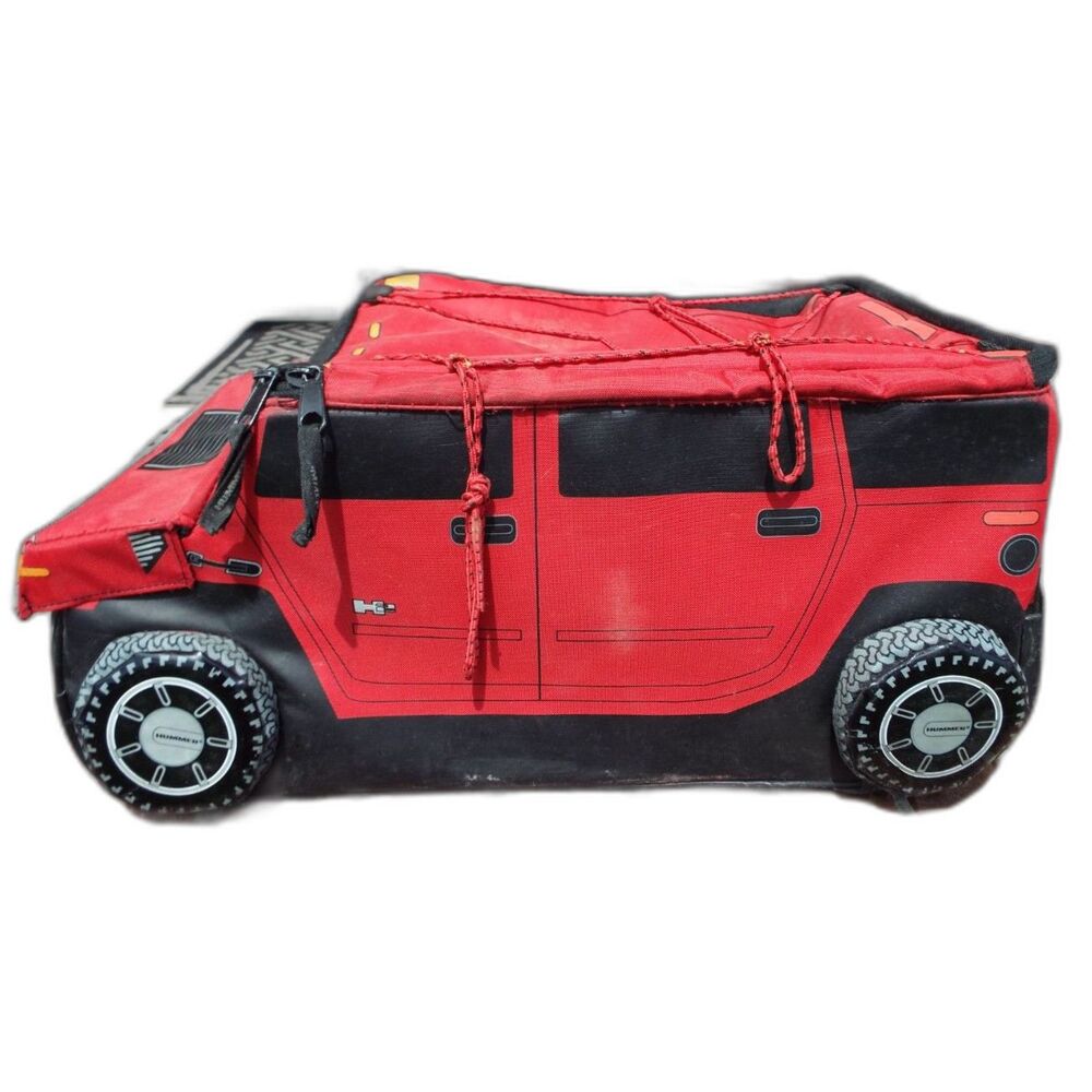 Hummer H2 Rolling Carry On Luggage HUMVEE InGear Corp GM Red Kid Luggage Carryon